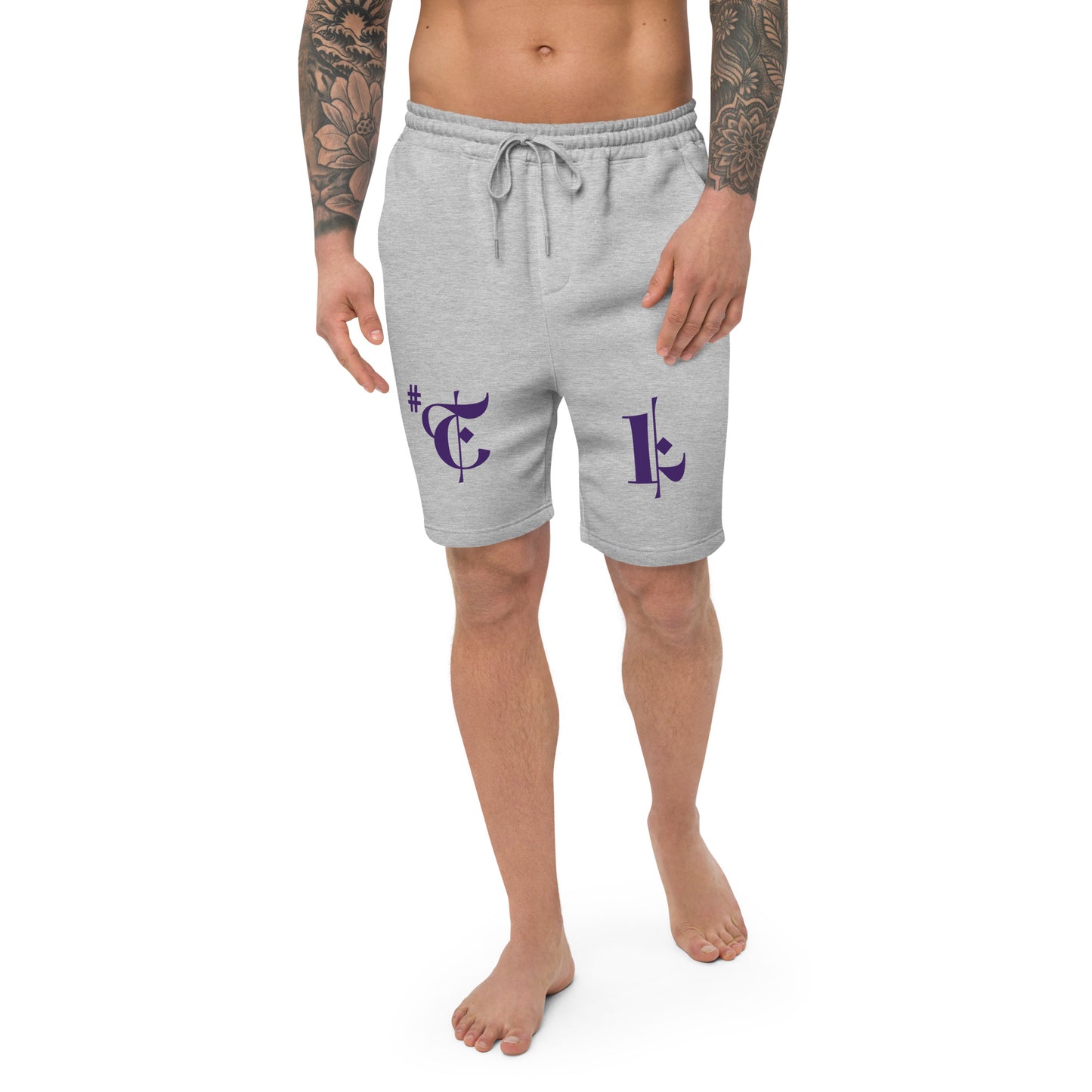 Men's Fleece Shorts Purple #TL