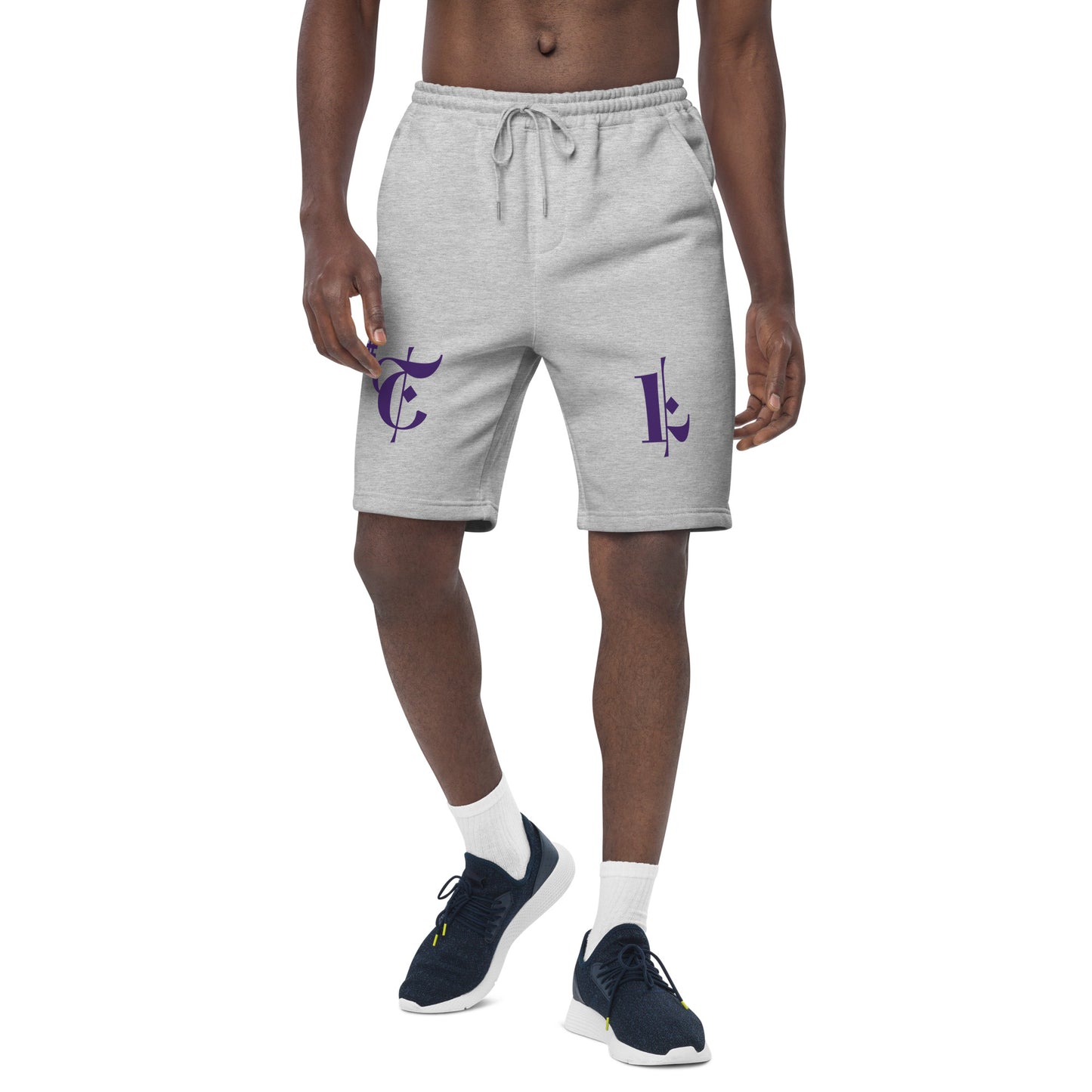 Men's Fleece Shorts Purple #TL
