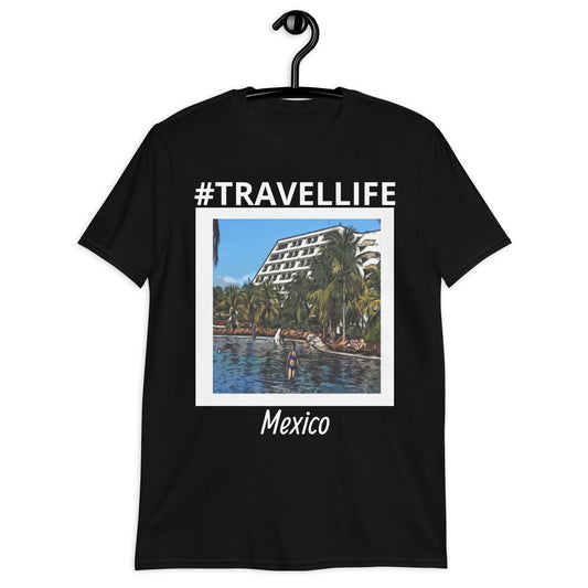 #Travellife Mexico "Beautiful Pool" Plus Size Unisex T-Shirt