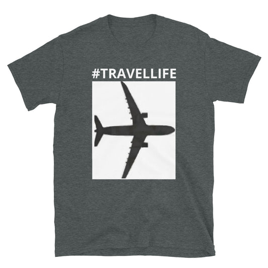 #Travellife PTA Unisex T-Shirt White Text/Background 2X+