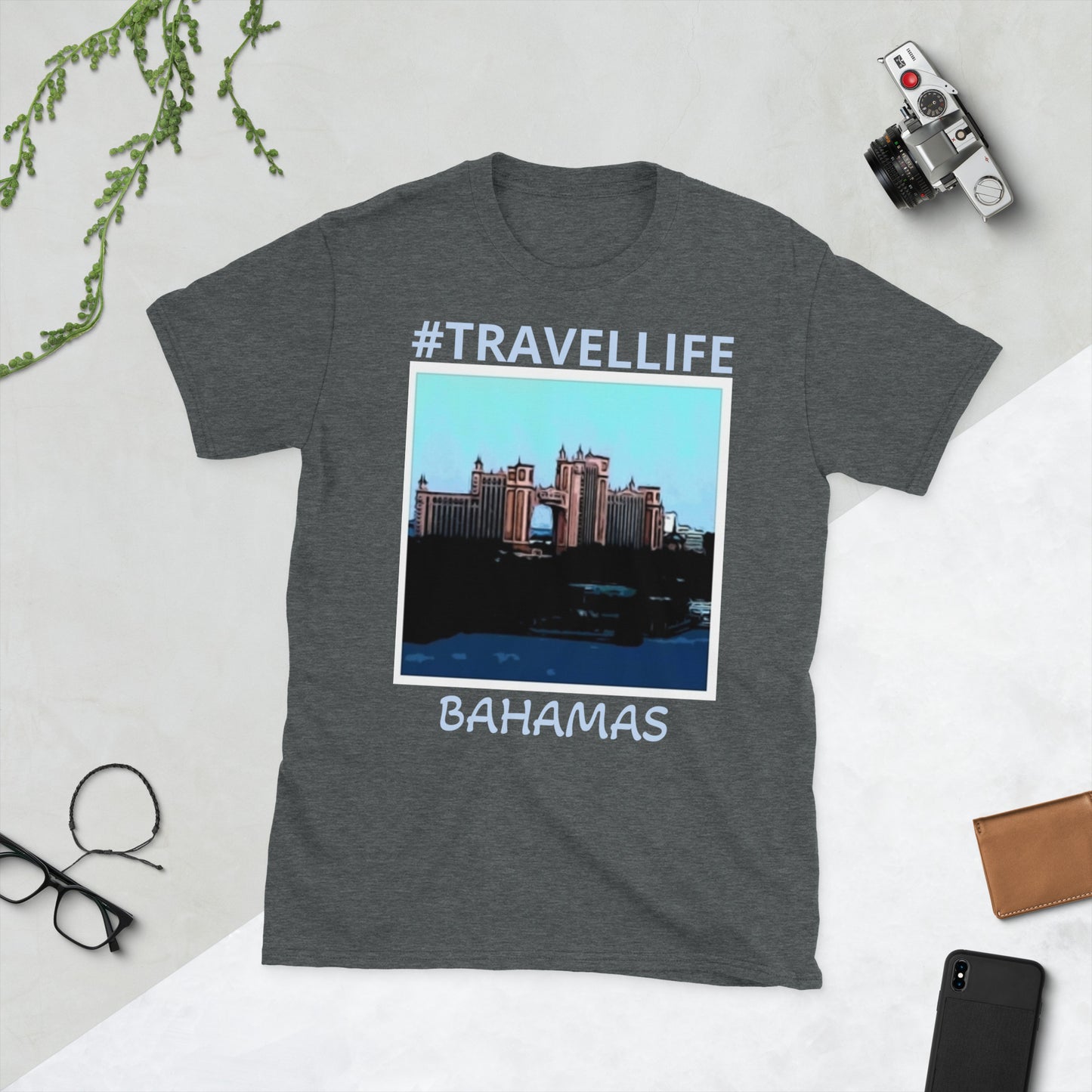 #Travellife Bahamas Unisex T-Shirt 2X+