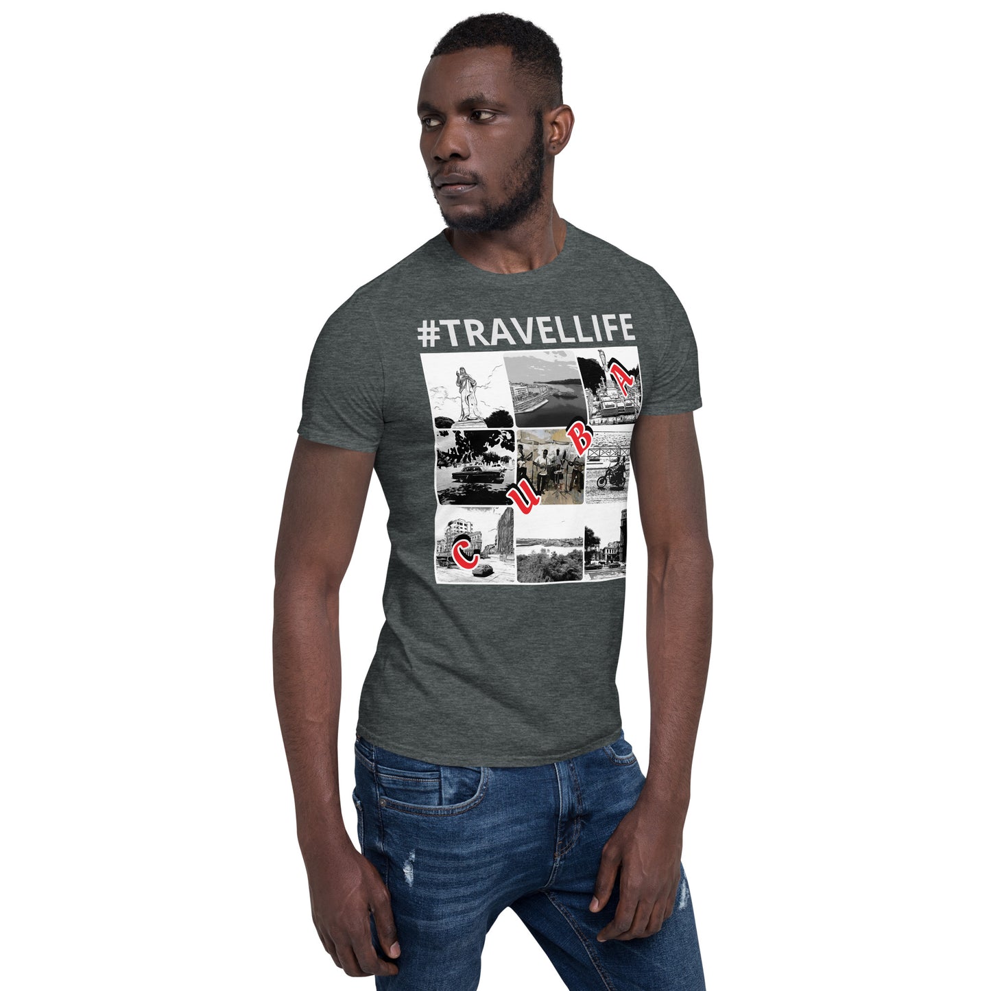 #Travellife Cuba Collage Unisex T-Shirt