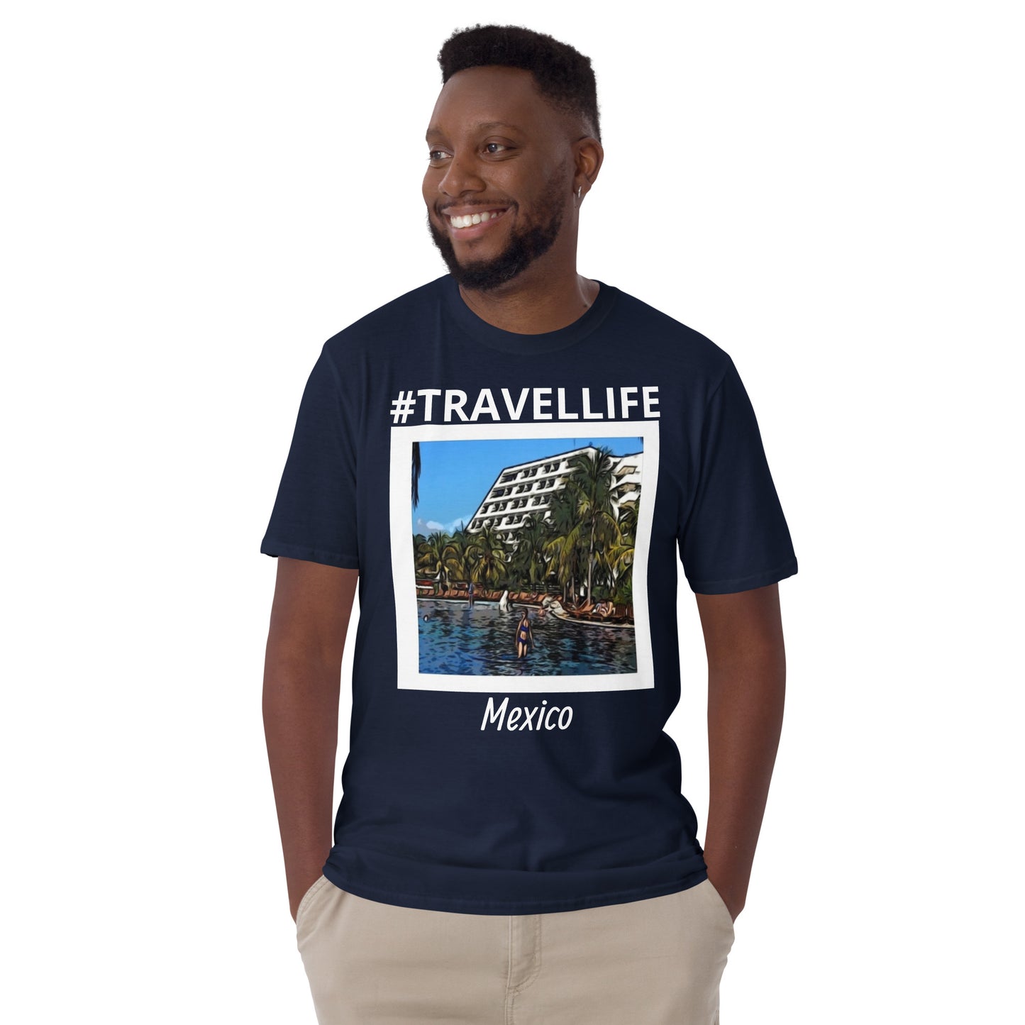 #Travellife Mexico "Beautiful Pool" Unisex T-Shirt