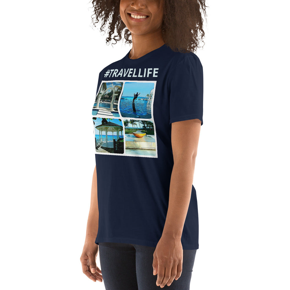 #Travellife Navy "Resorts" Unisex T-Shirt
