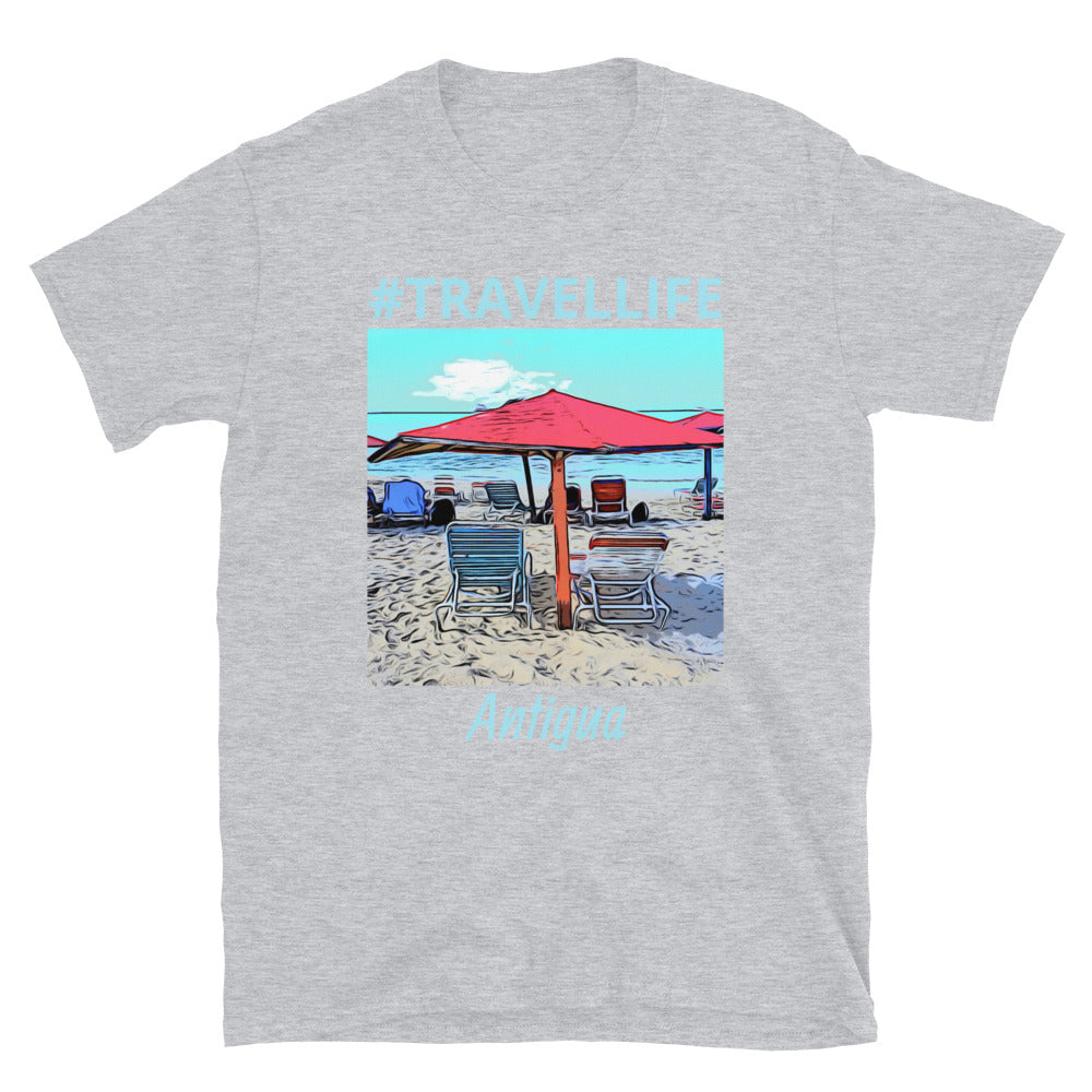 #Travellife Antigua Unisex T-Shirt 2X+