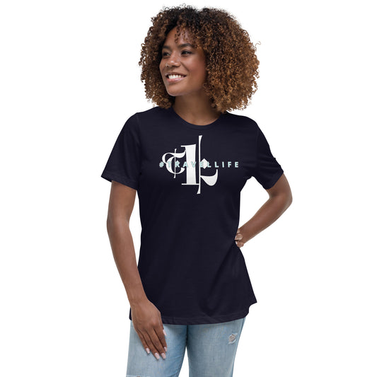 #Travellife in #TL Women's Relaxed T-Shirt